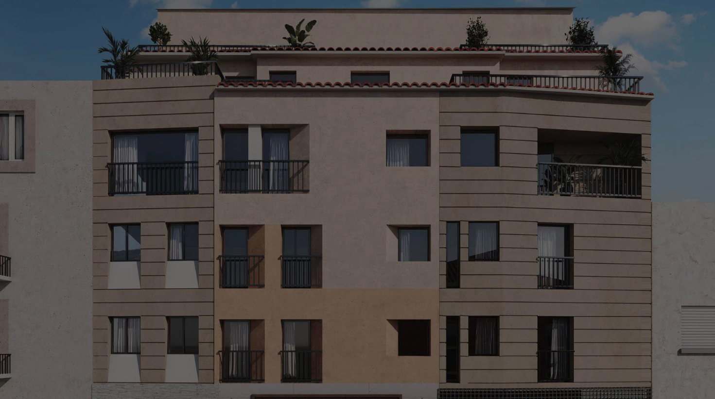 Promoción en Alcañiz -Edificio Dean - Fachada